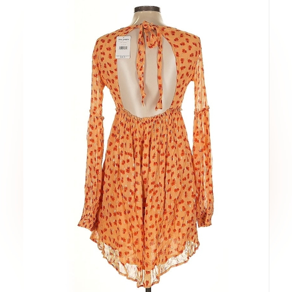 Free People Boho Floral Mini Dress – M - NWT - Picture 4 of 8